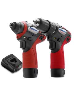 ACDelco ARI12105-K5 G12 Series 12V Cordless Li-ion 3/8"2-Speed Drill Driver & ¼"Impact Driver Combo Tool Kit with 2 Batteries