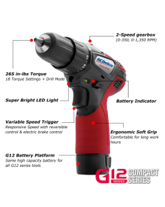 ACDelco 3/8" 2-speed Drill/Driver