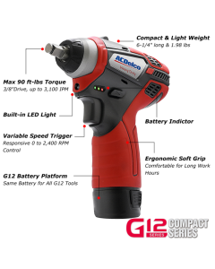 ACDelco 3/8" Impact Wrench KIT